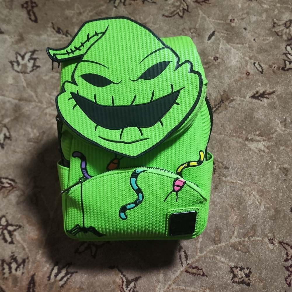 Loungefly Neon Green Nightmare Before Christmas Backpack